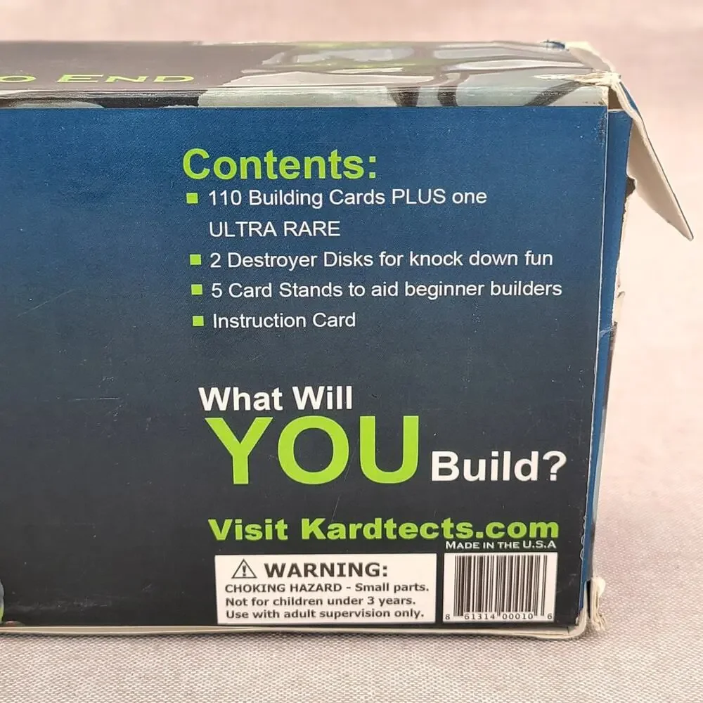Kardtects Building Cards Grisroc Starter Set - Used, Complete In Box